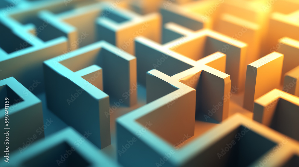 A 3D maze representing mental health struggles. It shows how confusing ...
