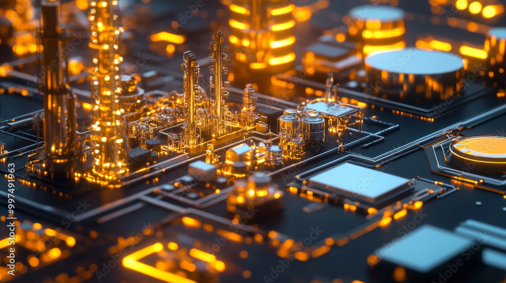 Trading global resources like oil and metals, using futures contracts, shown in a 3D image. Trading global resources like oil and metals, using futures contracts, shown in a 3D image.