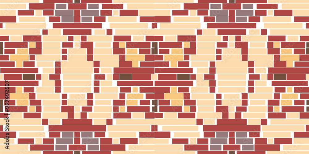 Fototapeta premium Geometric Ethnic Philippine Ethnic Patternfolk Embroidery, Aztec Geometric Ornament Print. Design for Carpet, Wallpaper, Clothing, Wrapping, Fabric