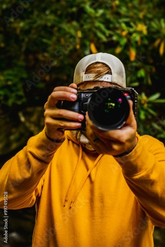 man with camera