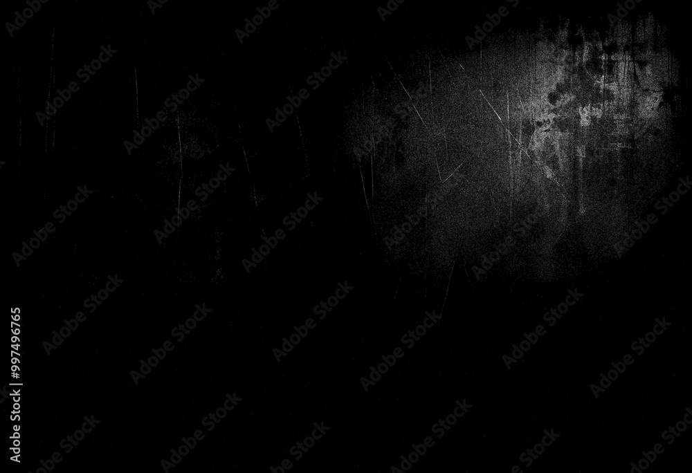 Obraz premium Black wall grunge texture