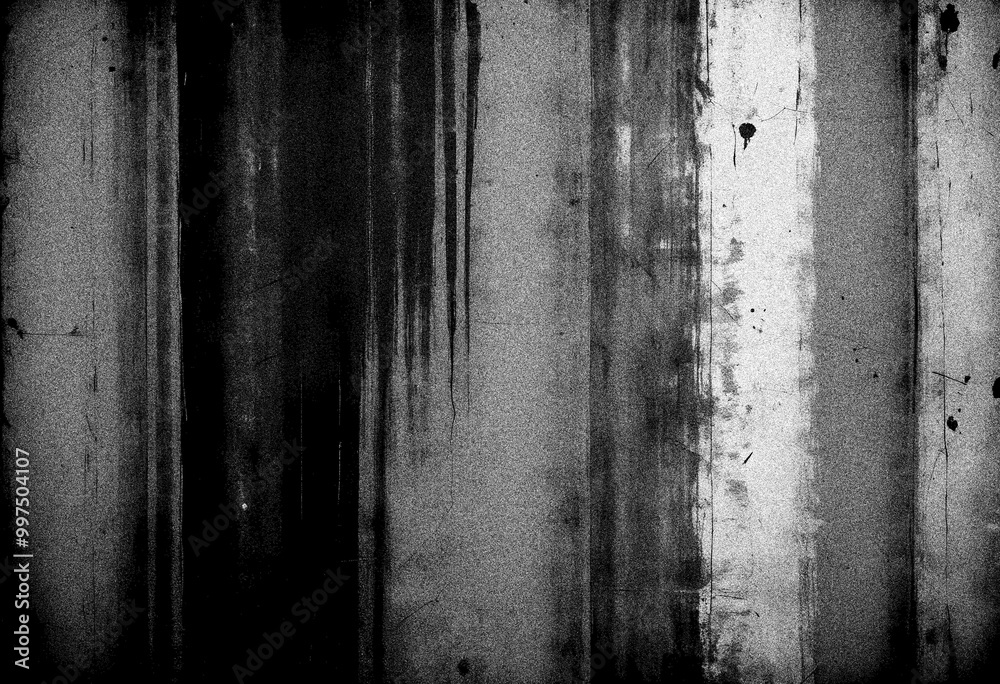 Obraz premium Black wall grunge texture