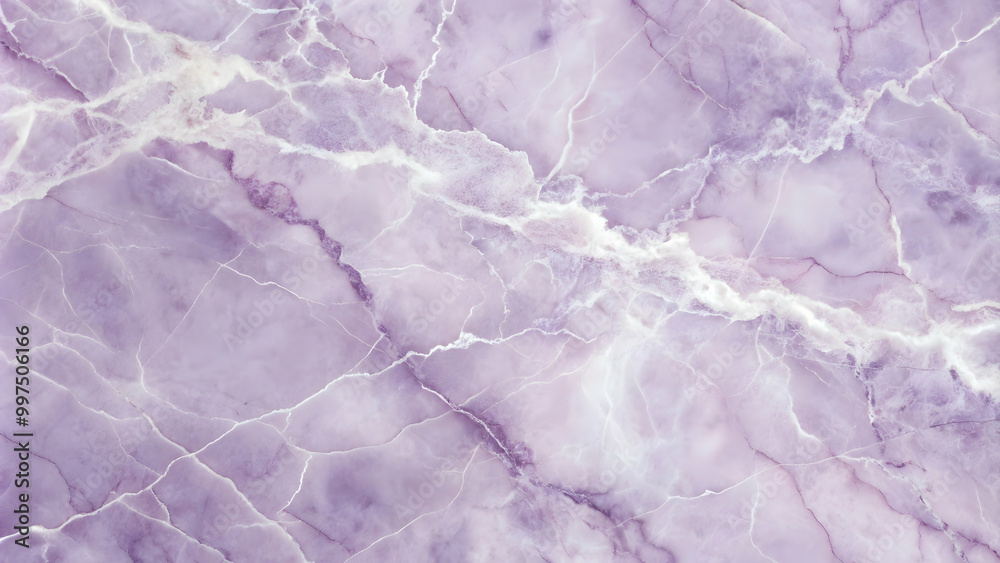 Obraz premium Light purple natural marble background with white cracks, marble, background, texture, purple, natural, stone, design, elegant