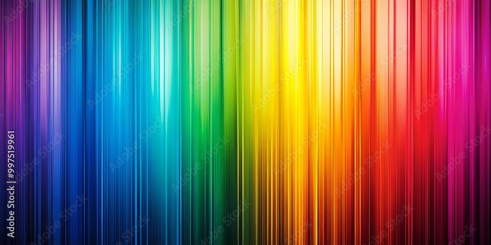 Abstract colorful background of vertical blurred stripes in vibrant hues of purple, blue, green, yellow, orange, and red. Abstract colorful background of vertical blurred stripes in vibrant hues of purple, blue, green, yellow, orange, and red.