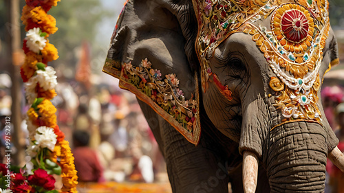 indian elephant sculpture photo