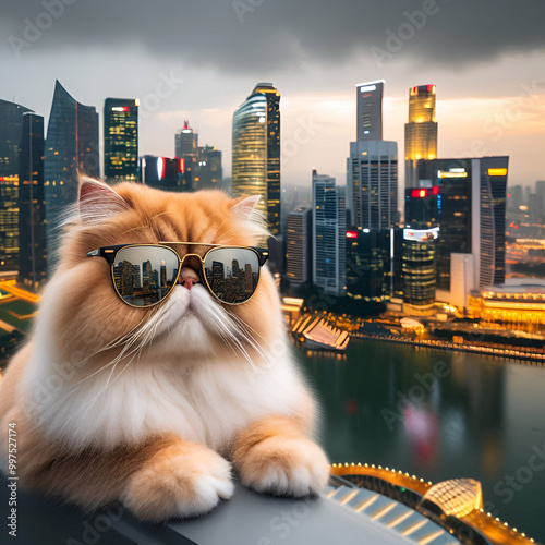 Gato en Singapur