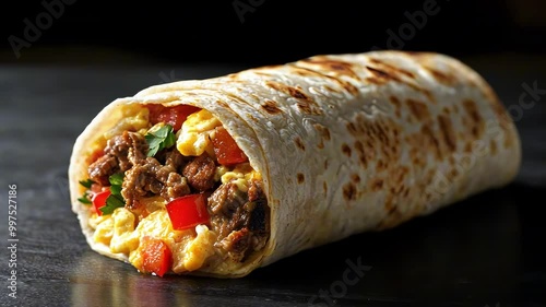 Delicious Breakfast Burrito