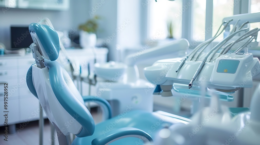Dentist's office a patient ready for root canal therapy equipped with the latest technology to ensure a successful treatment