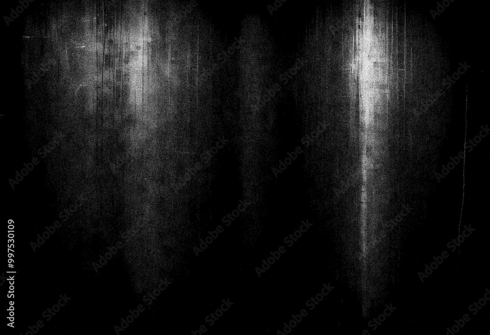 Obraz premium Black wall grunge texture
