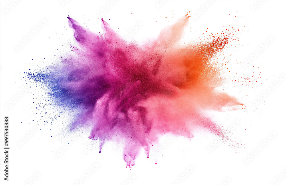 colorful ink splashes on white colorful ink splashes on white