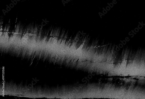 Black wall grunge texture