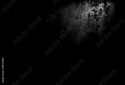 Black wall texture background, grainy texture background