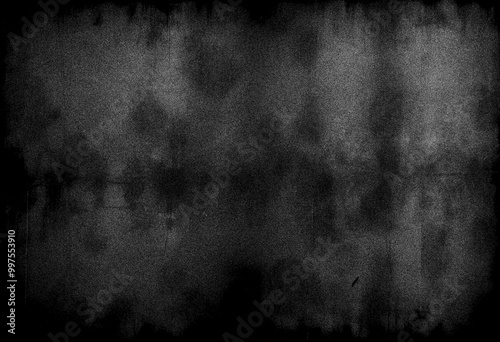 Black wall texture background, grainy texture background