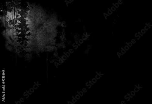 Black wall texture background, grainy texture background