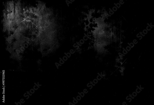 Black wall texture background, grainy texture background