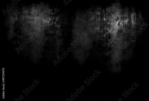 Black wall texture background, grainy texture background