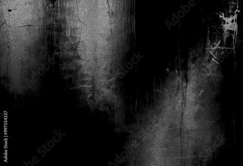Black wall texture background, grainy texture background