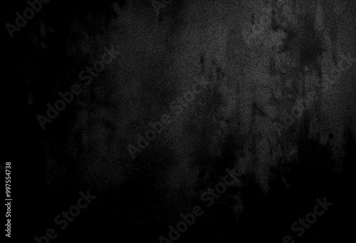 Black wall texture background, grainy texture background