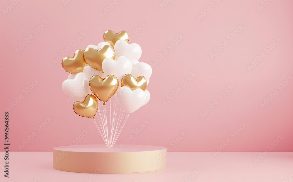 Fototapeta premium Plot person e-commerce love booth background