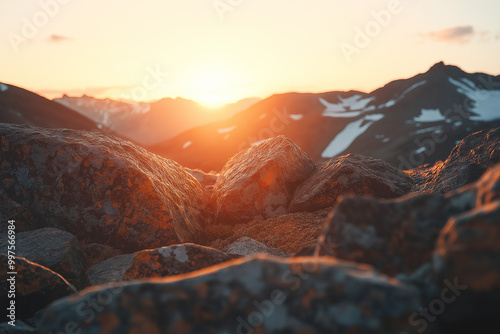 sunset in the mountainssunset in the mountains photo