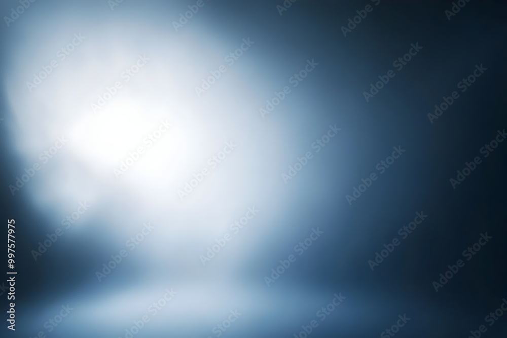 Fototapeta premium Serene Gradient Backdrop with Soft Luminous Center and Darkened Edges for Elegant Minimalist Design