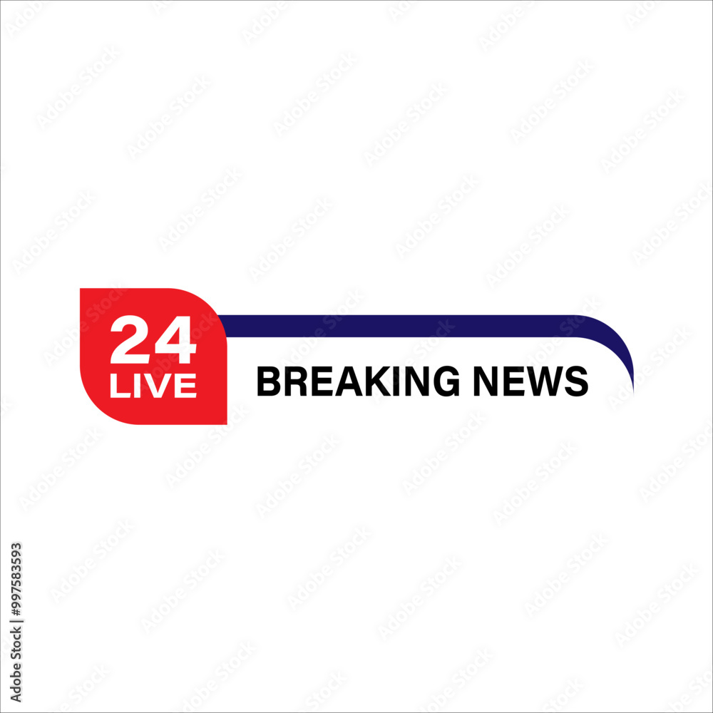 Breaking News. Lower third banner news. Streaming news sign Breaking News. Lower third banner news. Streaming news sign