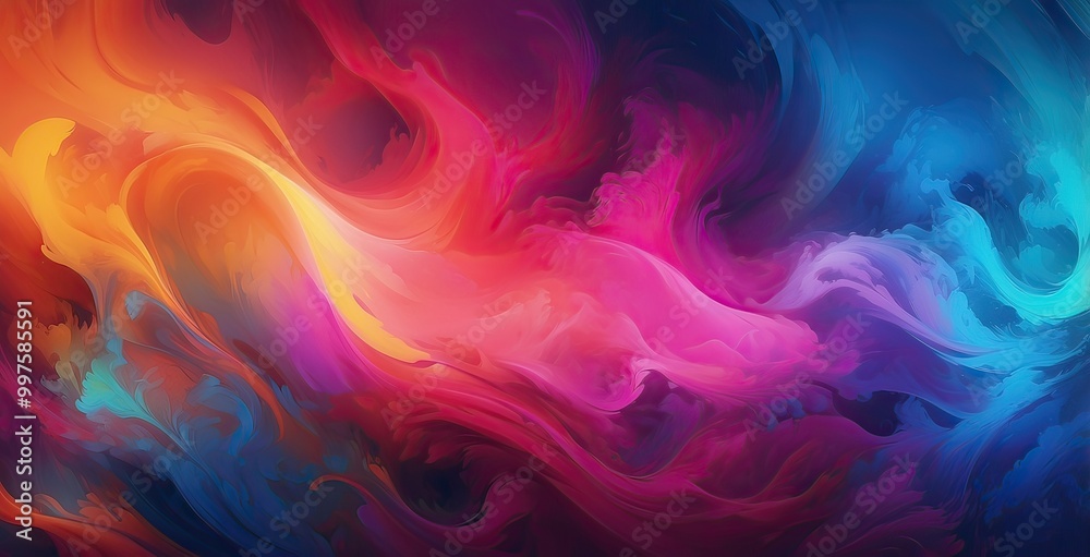 Vibrant abstract background, created by ai generated Vibrant abstract background, created by ai generated