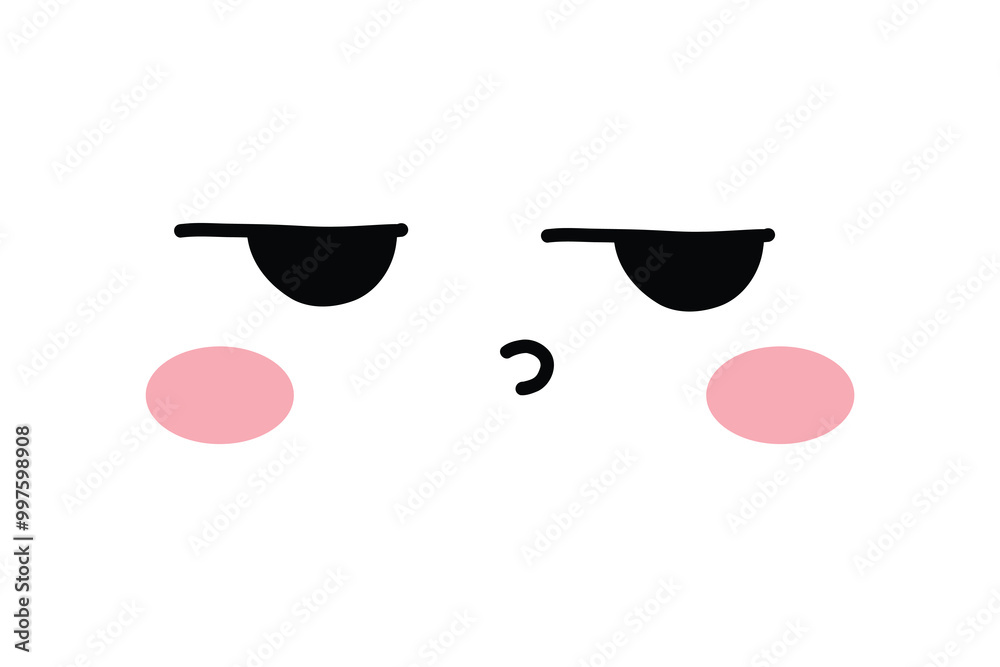 expression face isolated on white background. Set of expression emoticon face isolated on white background.manga comic cartoon eyes isolated on white background expression face isolated on white background. Set of expression emoticon face isolated on white background.manga comic cartoon eyes isolated on white background