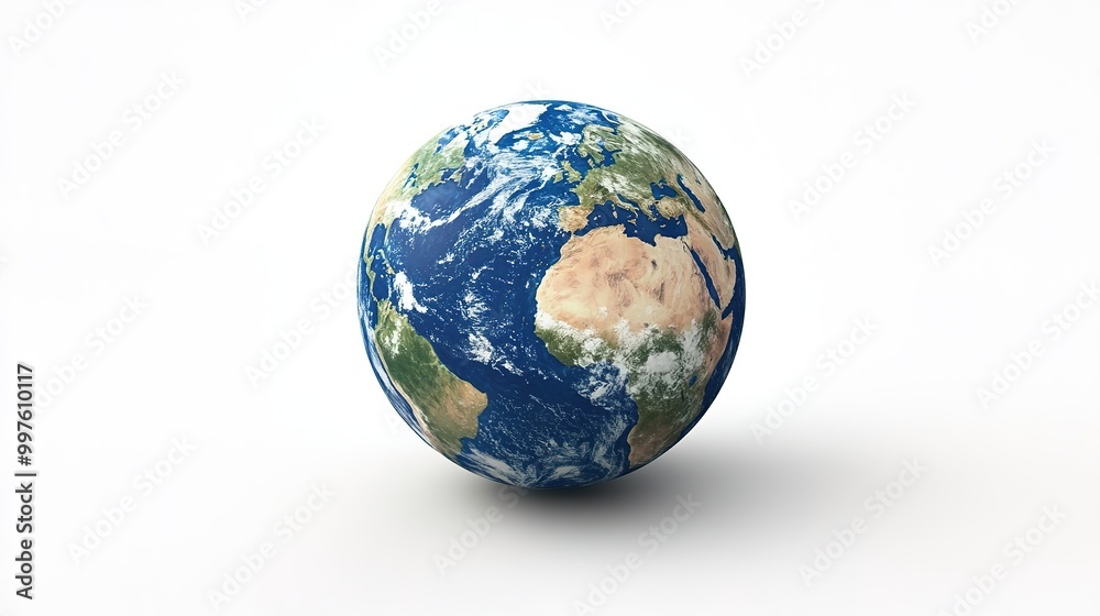 A stunning depiction of Planet Earth against a clean white background, showcasing the vibrant colors of the continents and oceans. A stunning depiction of Planet Earth against a clean white background, showcasing the vibrant colors of the continents and oceans.