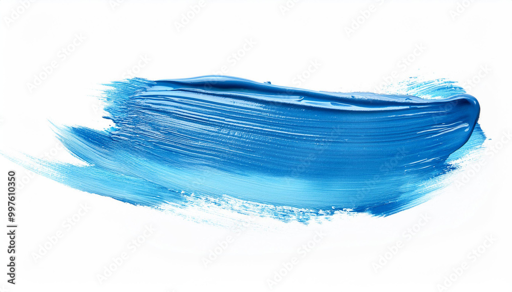 light blue brush isolated on white background. blue watercolor. light blue brush isolated on white background. blue watercolor.