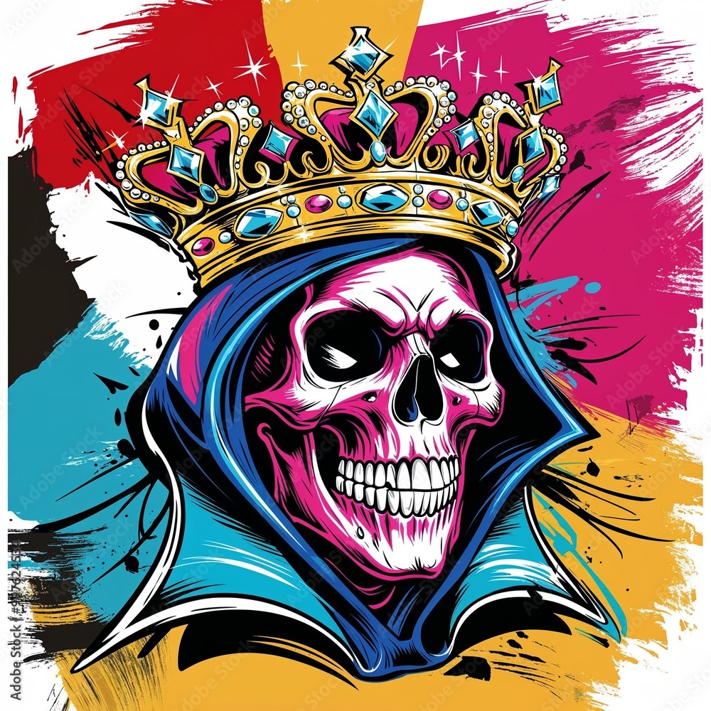 skull with a tattoo skull with a tattoo