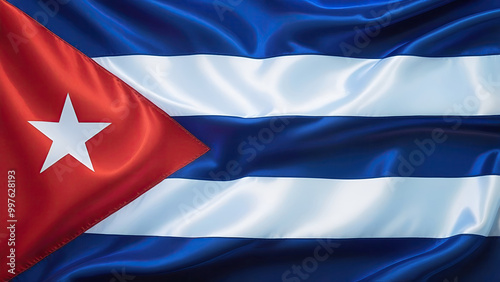 Cuban flag for national Day or Independence Day of cuba