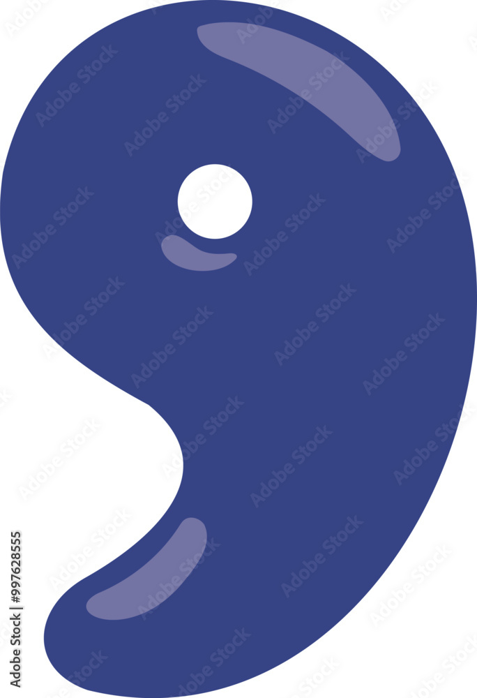Blue Lapis Magatama traditional Japanese stone. Blue Lapis Magatama traditional Japanese stone.