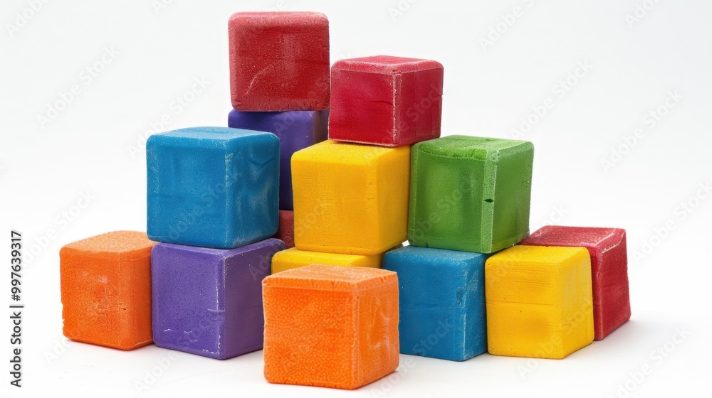 Stacking Blocks: Designed for motor skill development and creativity, these soft, colorful blocks are made from safe, durable plastic or foam for stacking fun.
Stacking Blocks: Designed for motor skill development and creativity, these soft, colorful blocks are made from safe, durable plastic or foam for stacking fun.