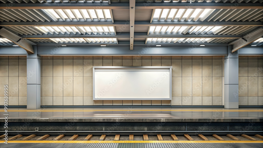 Naklejka premium Empty platform template mockup for designing and mockups , platform, template, mockup, empty, blank, design, digital