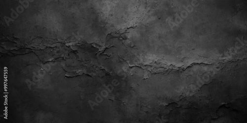 Textured Background Included Free Copy Space For Product Or Advertise Wording Design, Old Beech Wood Bleached and Stained Charcoal Black Grunge Texture Sample.