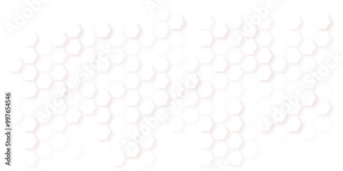Hexagon Beehive honeycomb pattern wall black and white, Hexagon isolated clipping path horizontal for design honeycomb texture for pattern .