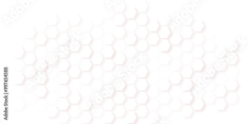 Hexagon Beehive honeycomb pattern wall black and white, Hexagon isolated clipping path horizontal for design honeycomb texture for pattern .
