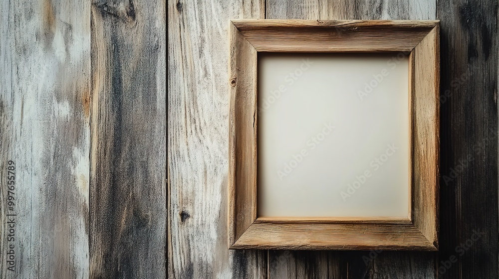 Rustic wooden frame with natural texture and grain, perfect for home decor, artwork display, or as a vintage-inspired element in interior design. Rustic wooden frame with natural texture and grain, perfect for home decor, artwork display, or as a vintage-inspired element in interior design.