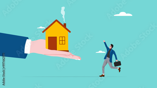 Inherit house, property assets from parents, passing an inheritance to children, financial advisor on legacy planning, happy youth receives a house from their parents' inheritance