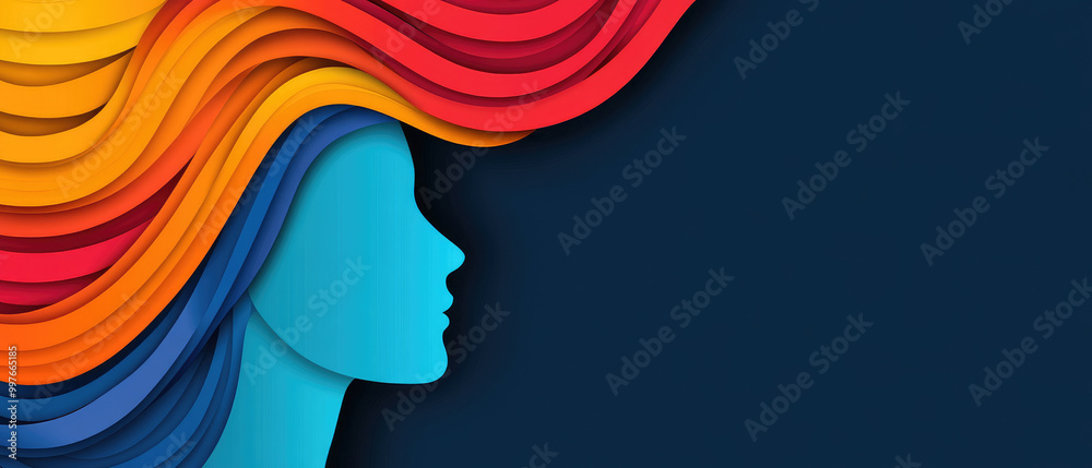 Explore a vibrant representation of creative thinking and concept development, showcasing abstract imagery of an idea-filled head. Perfect for business and innovation themes. Explore a vibrant representation of creative thinking and concept development, showcasing abstract imagery of an idea-filled head. Perfect for business and innovation themes.