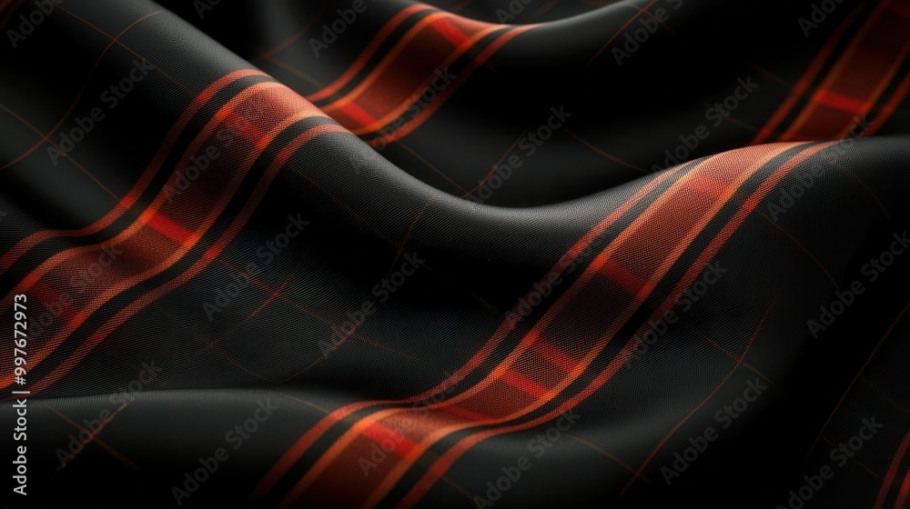 Naklejka premium Checkered pattern with minimalist plaid highlights, sleek design