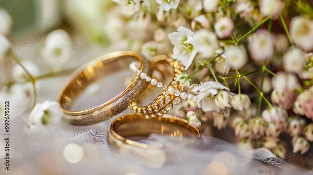background of wedding knacks, wedding accessories flowers and rings. background of wedding knacks, wedding accessories flowers and rings.