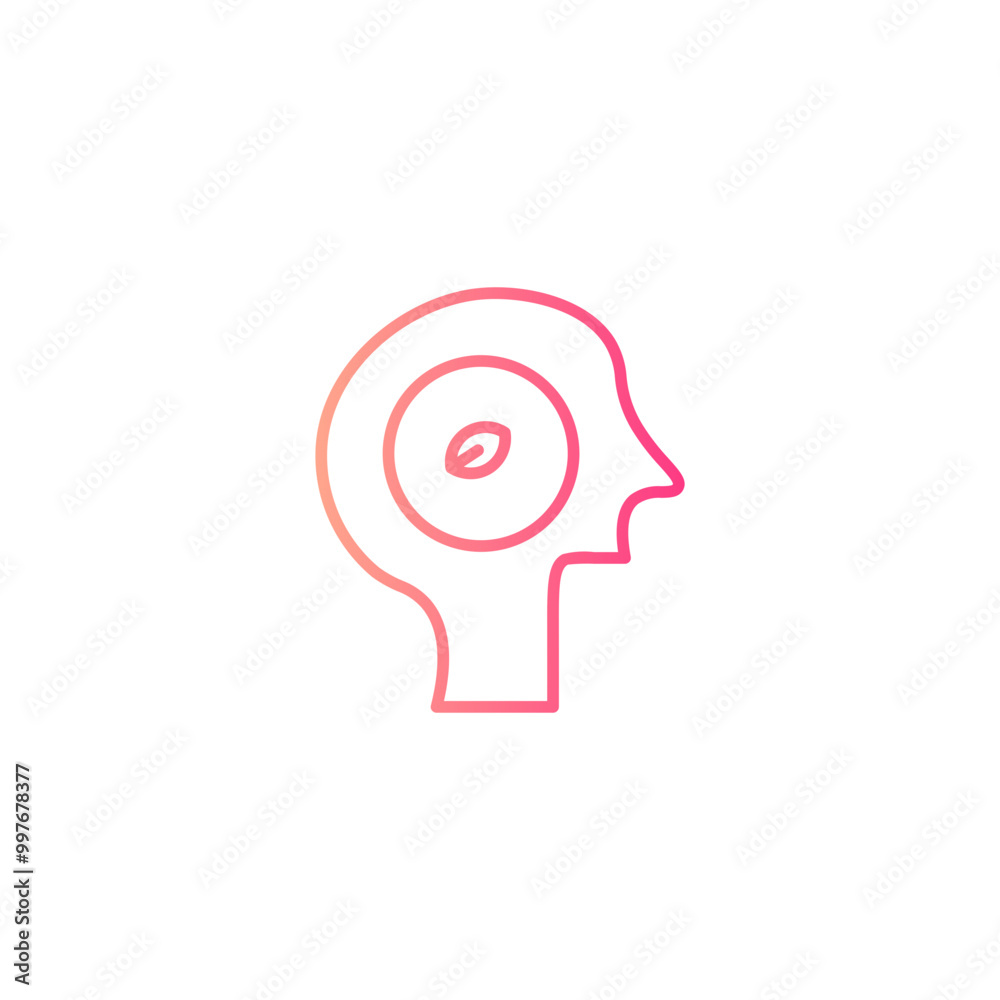 think eco gradient icon think eco gradient icon