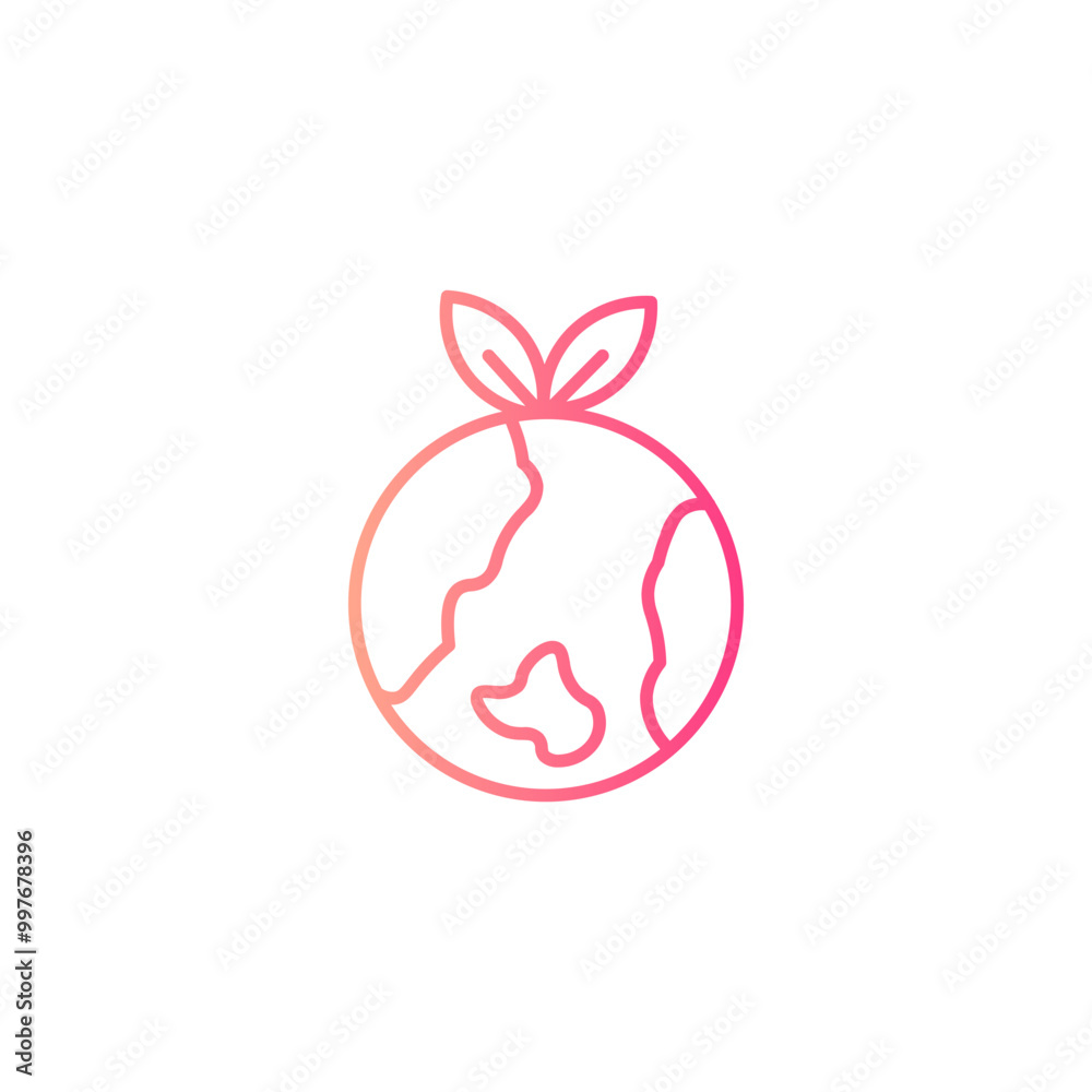 sustainability gradient icon sustainability gradient icon