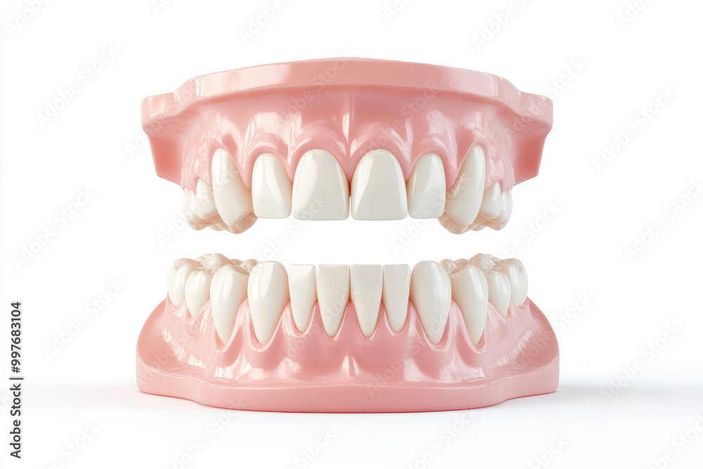 Fototapeta premium Explore a detailed set of isolated 3D dental premolar teeth models, ideal for dental health and hygiene concepts, perfect for educational and professional use.