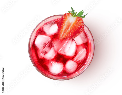 Srawberry juice photo