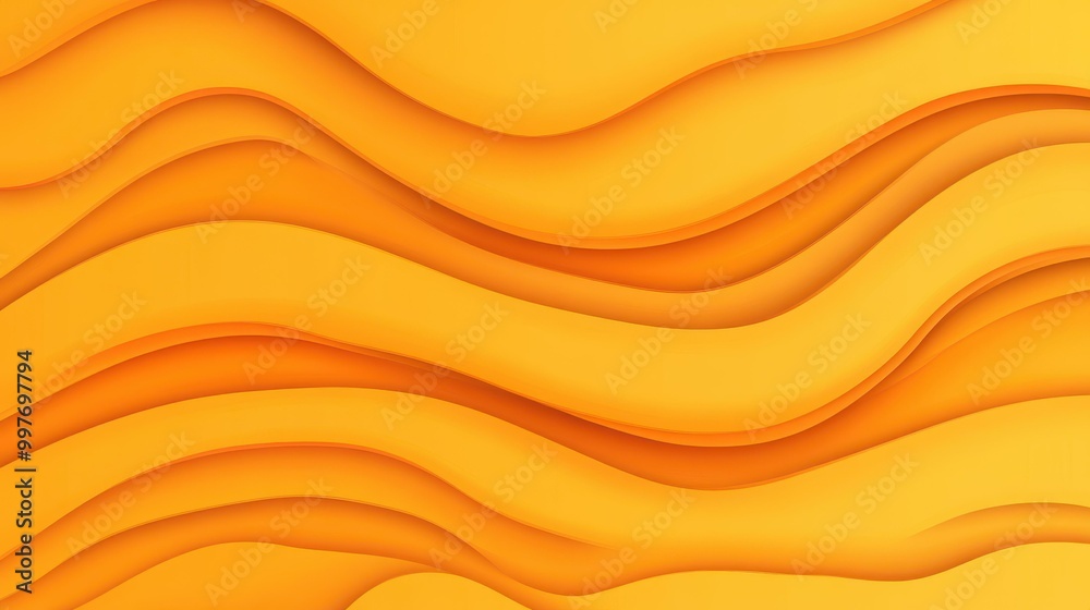 Explore this vibrant orange background design, perfect for your modern projects, featuring abstract shapes and a flat style.