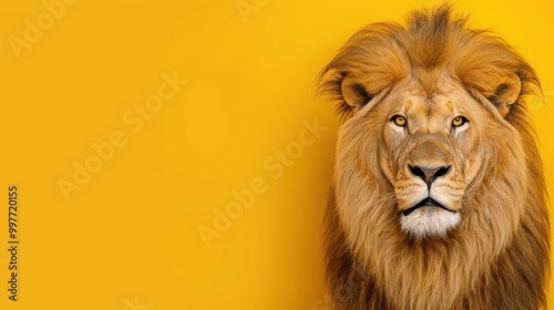 Captivating lion image that adds boldness and strength to any visual campaign, ensuring your message roars with impact.