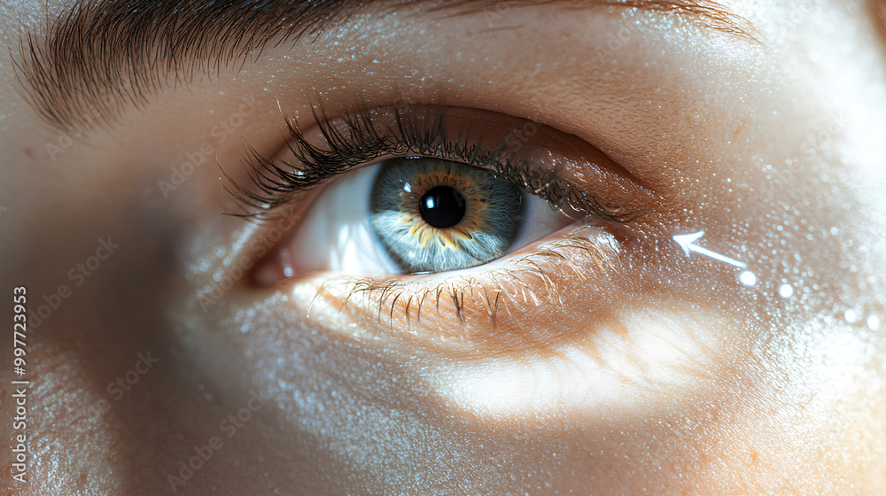 Fototapeta premium Blepharoplasty concept